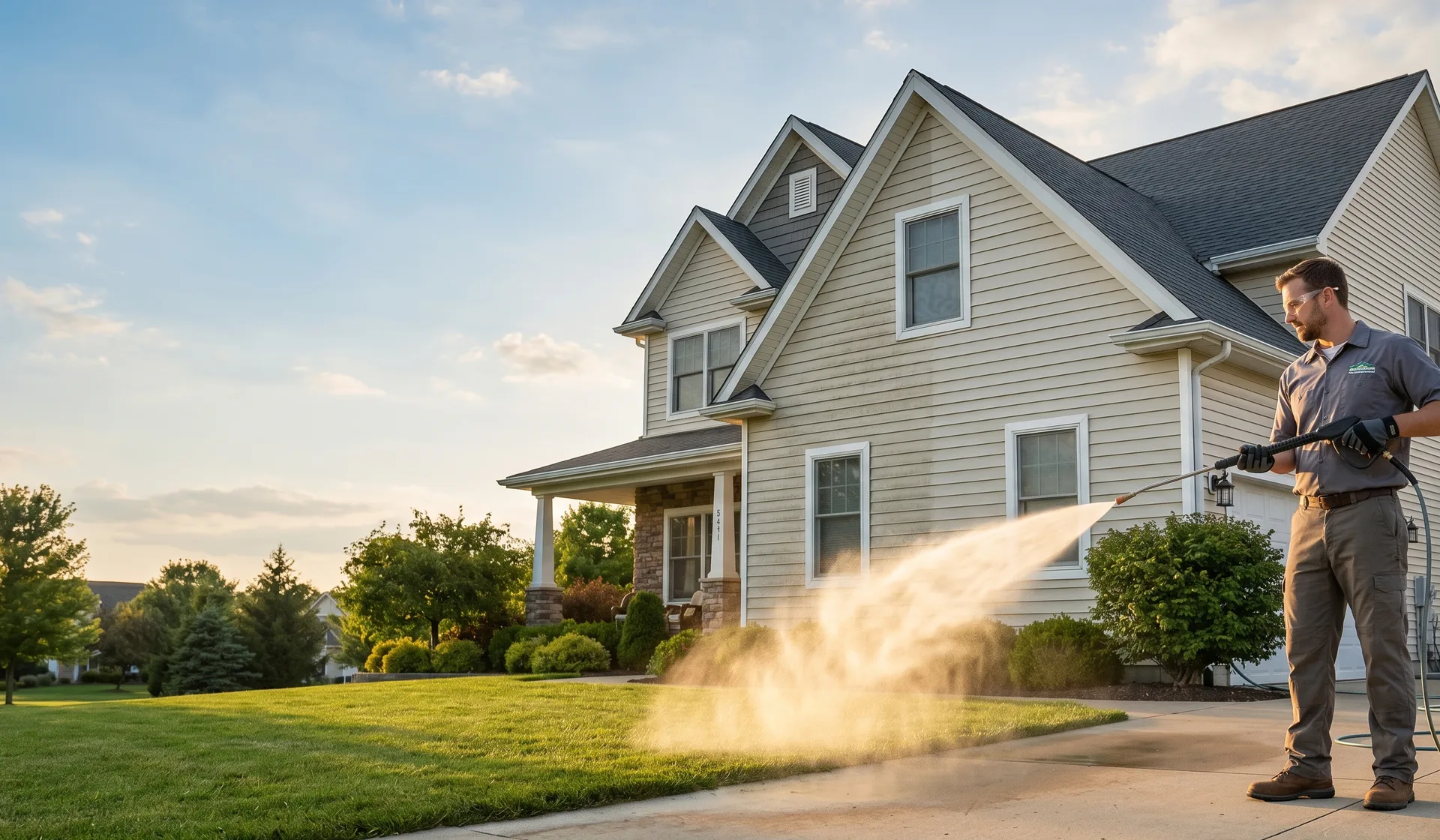 Montreal house wash project financed through Montreal Pressure Washing payment plan